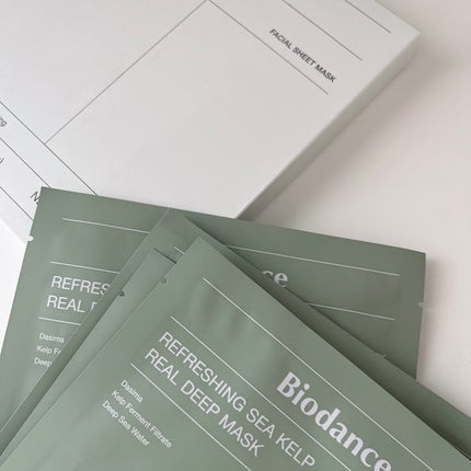 リフレッシング シーケルプ リアルディープマスク/Biodance/シートマスク・パックを使ったクチコミ(2枚目)