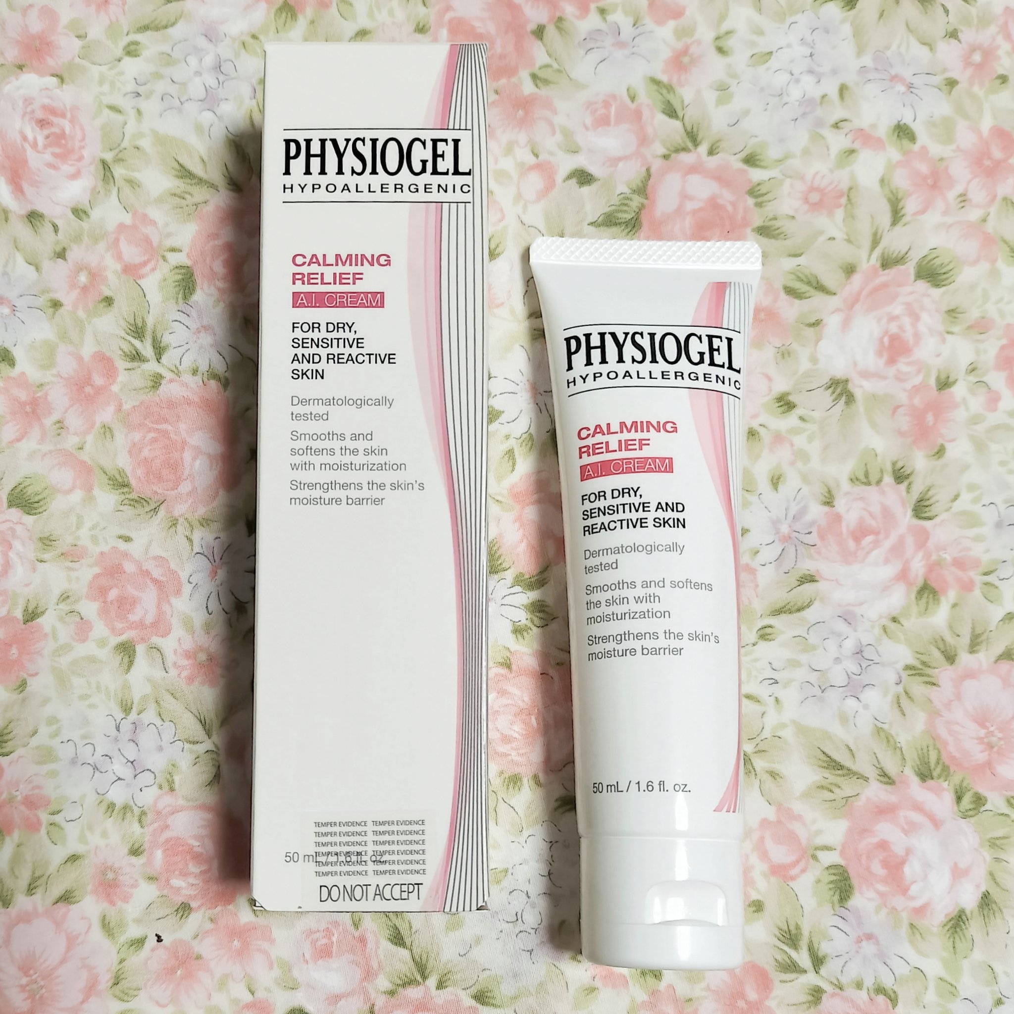 レッドスージングAIクリーム/PHYSIOGEL/フェイスオイルを使ったクチコミ（1枚目）