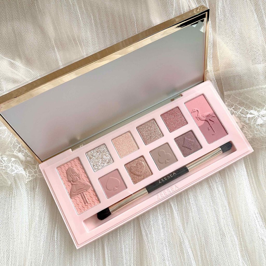 アリスドリームランドシリーズ 12色アイシャドウパレット(ZEESEA×大英博物館)/ZEESEA/アイシャドウパレットを使ったクチコミ(5枚目)