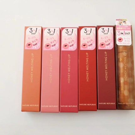 ハニーメルティングリップ/ネイチャーリパブリック/口紅を使ったクチコミ(3枚目)