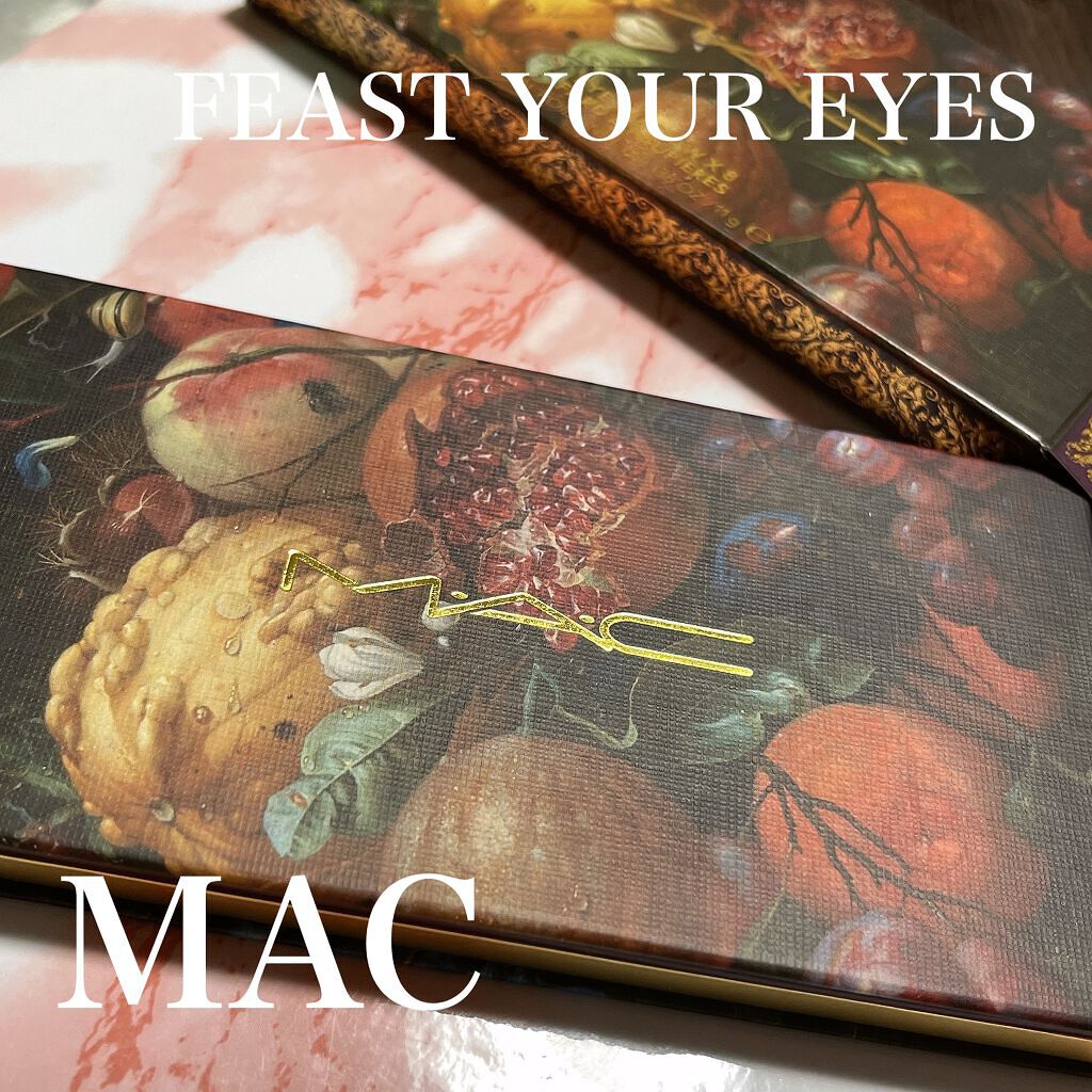 M・A・C アイシャドウ × 8 テンプティング フェイトのクチコミ「M・A・C
アイシャドウ × 8 フィースト ユア アイズ

今日は上の段の左から3色とカーキ.....」（1枚目）