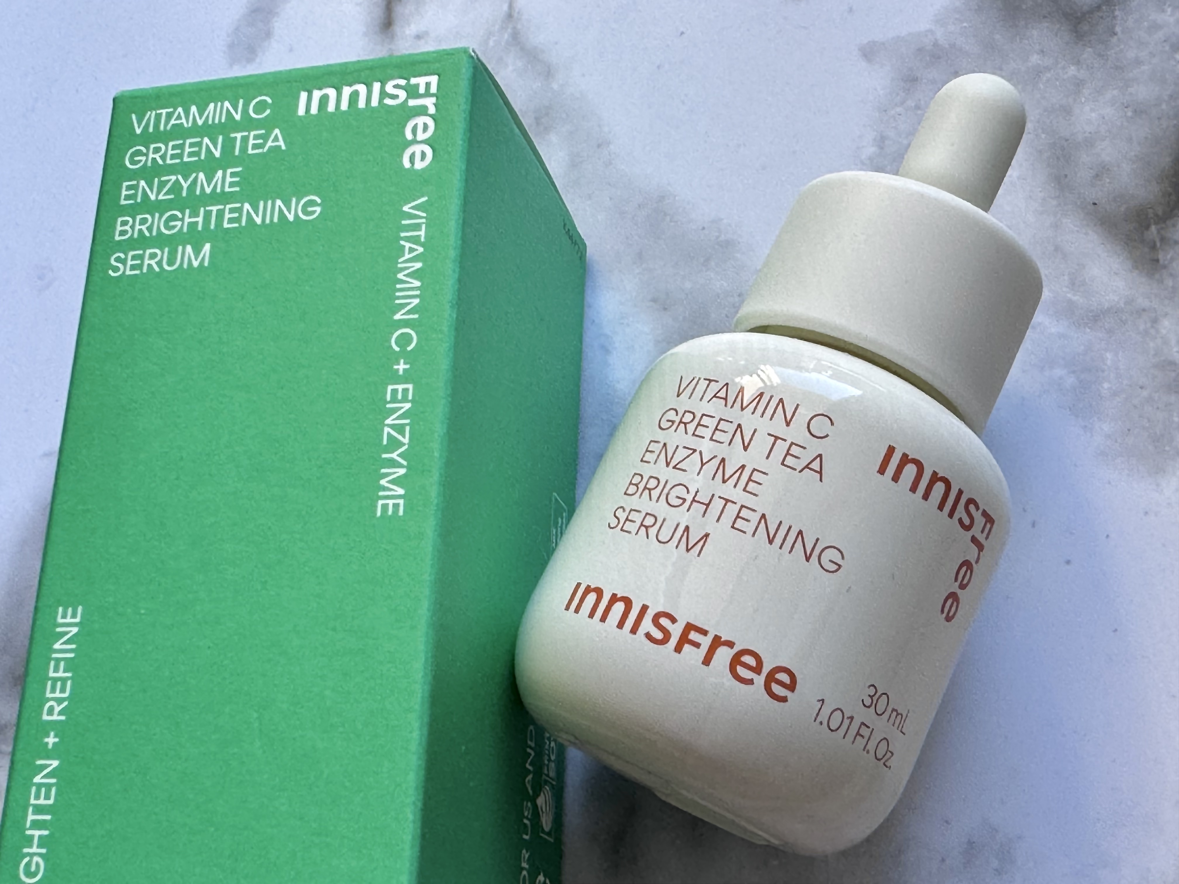 ビタC　グリーンティーエンザイム　ブライト　セラム/innisfree/美容液を使ったクチコミ（1枚目）