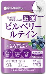 漢方生薬研究所plusの厳選 ビルベリールテイン / 漢方生薬研究所