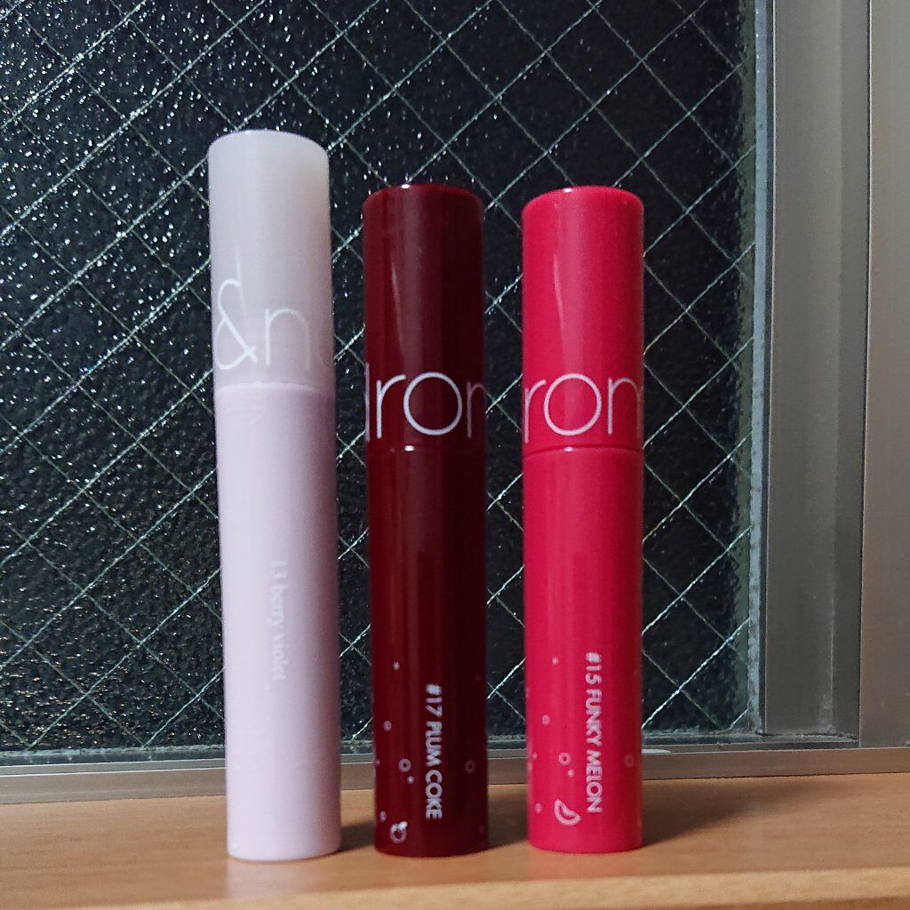 ジューシーラスティングティント/rom&nd/リップティントを使ったクチコミ（1枚目）