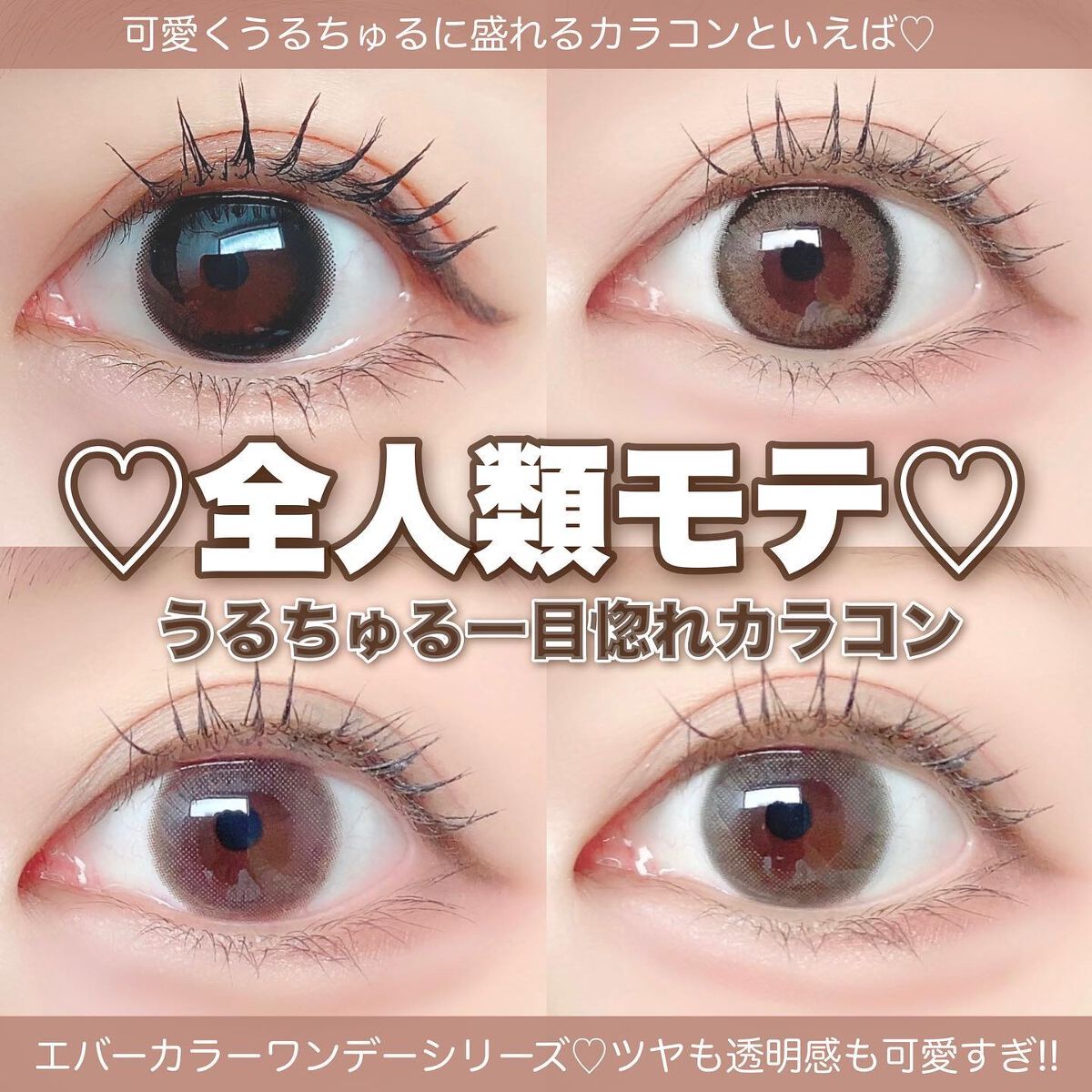 エバーカラーワンデー ナチュラル/エバーカラー/ワンデー（１DAY）カラコンを使ったクチコミ（1枚目）