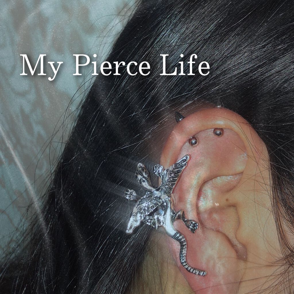 そぎ on LIPS 「ピアス日記更新中…ケア方法、途中経過など📝【軟骨ピアス】今回は..」(1枚目)