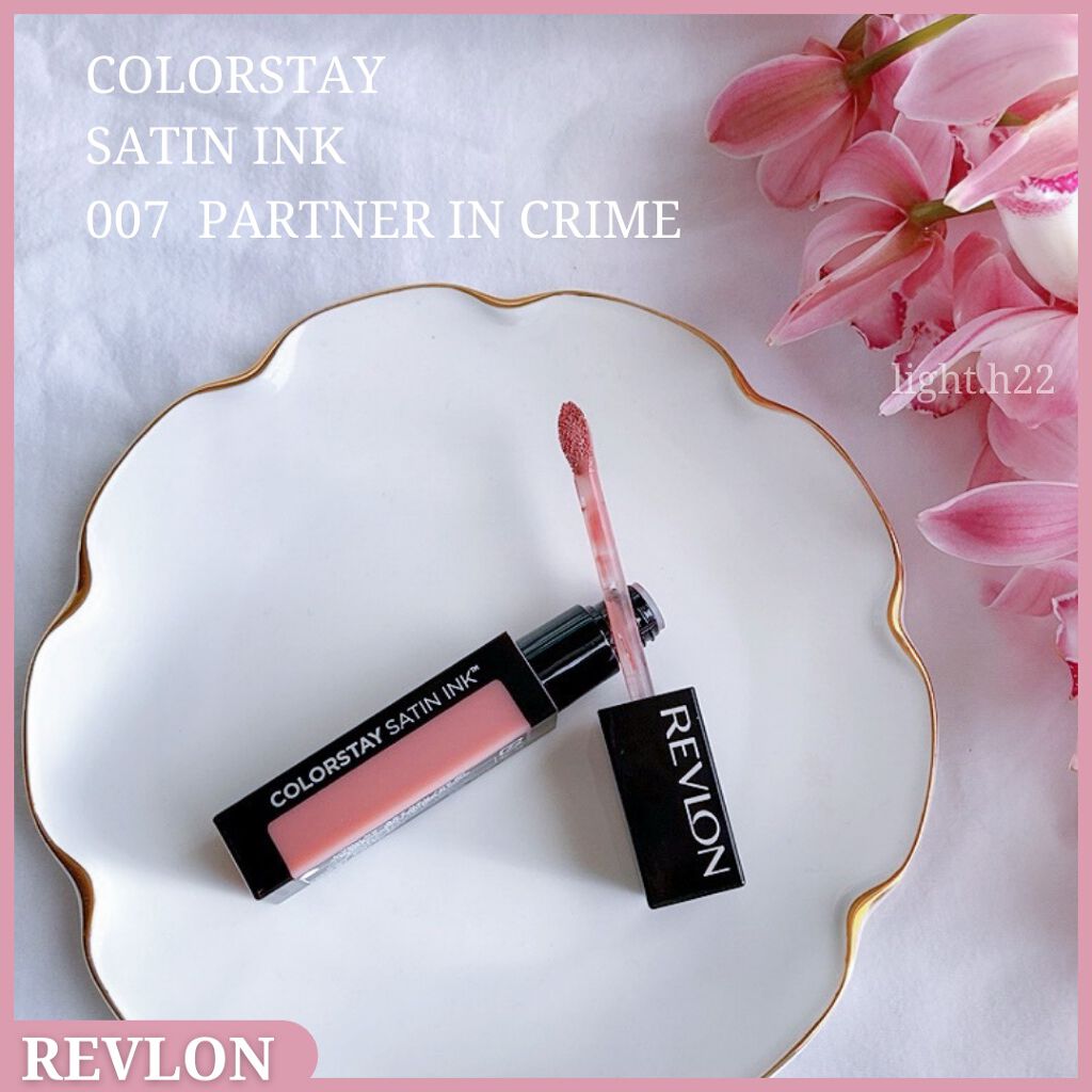 カラーステイ サテン インク/REVLON/口紅を使ったクチコミ(1枚目)