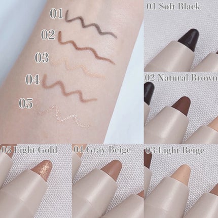 ドットオンムードジェルアイライナーペンシル/Heart Percent/ジェルアイライナーを使ったクチコミ(2枚目)