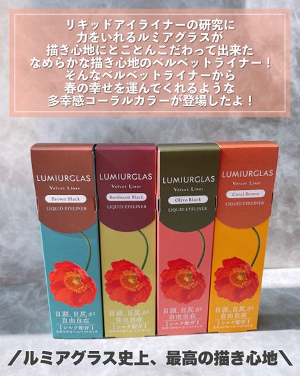 ベルベットライナー/LUMIURGLAS/リキッドアイライナーを使ったクチコミ(2枚目)