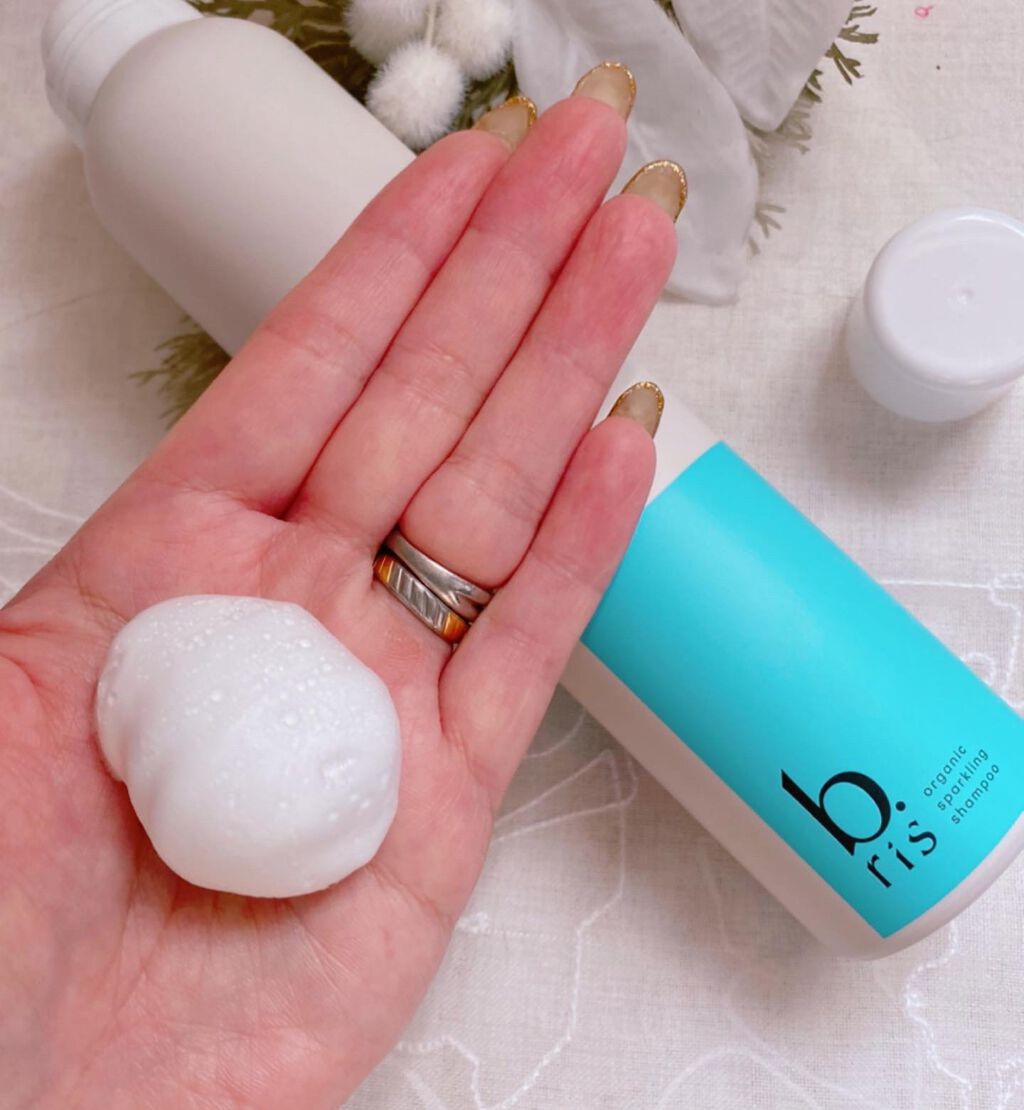 オーガニックスパークリングシャンプー/b.ris/市販シャンプーを使ったクチコミ（3枚目）