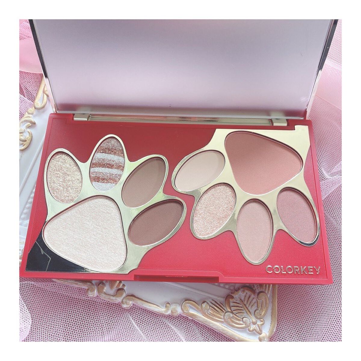 トラ十色アイシャドウパレット/COLORKEY/アイシャドウパレットを使ったクチコミ(5枚目)