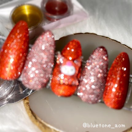 反射グリッター 2Pセット/DAISO/ネイル用品を使ったクチコミ(9枚目)