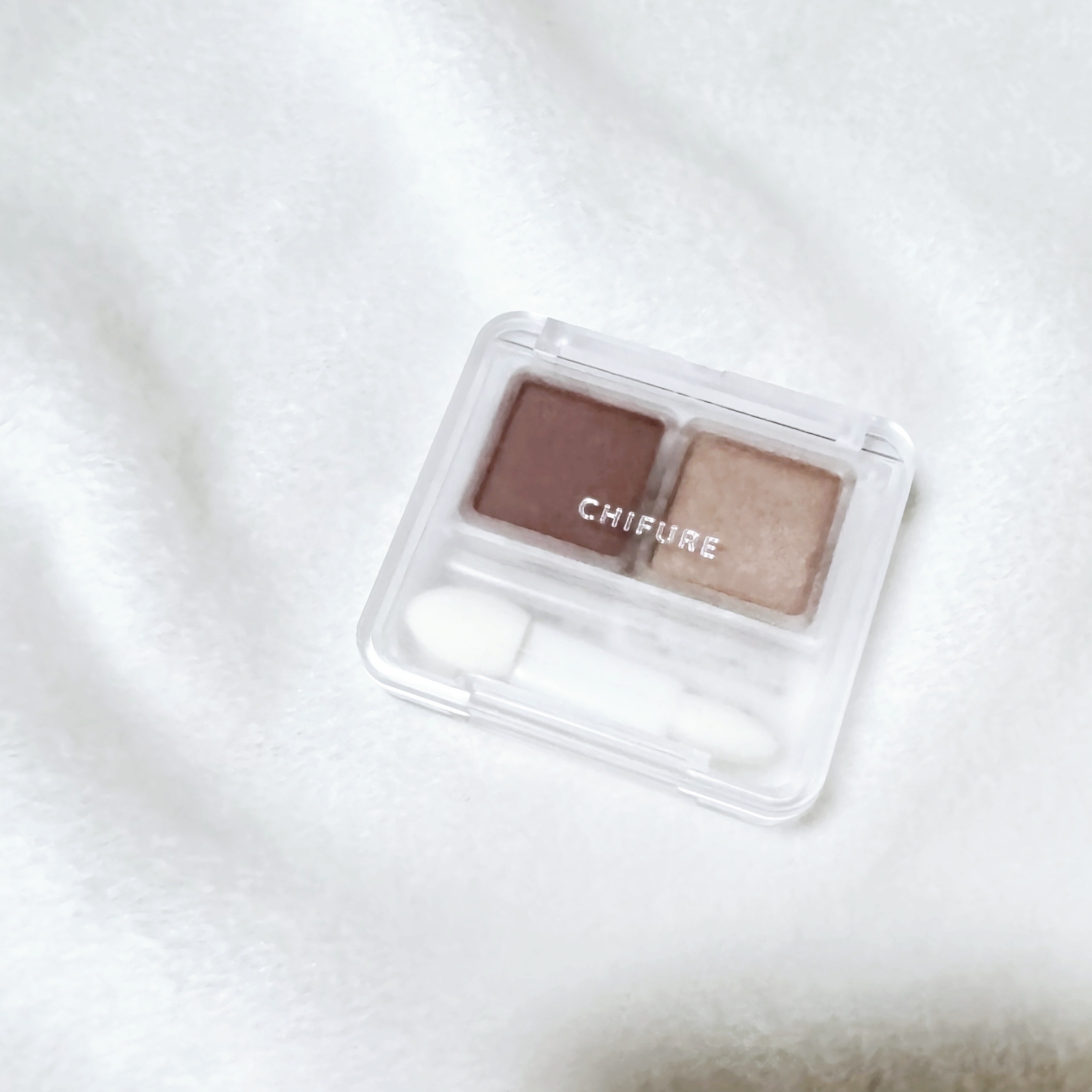 ツイン カラー アイシャドウ/ちふれ/アイシャドウパレットを使ったクチコミ（1枚目）