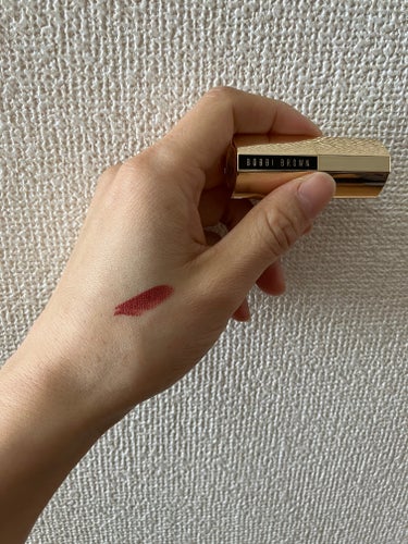 リュクス リップスティック  04 クラレット/BOBBI BROWN/口紅を使ったクチコミ（3枚目）