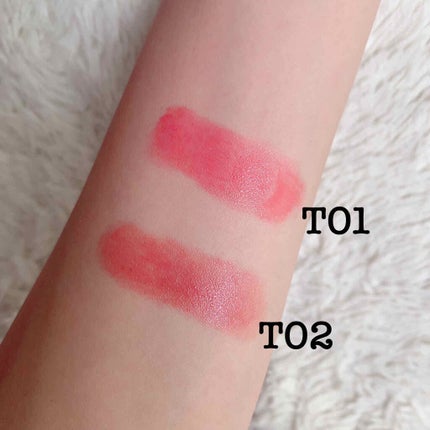 メルティールミナスルージュ(ティントタイプ)/キャンメイク/リップティントを使ったクチコミ(2枚目)