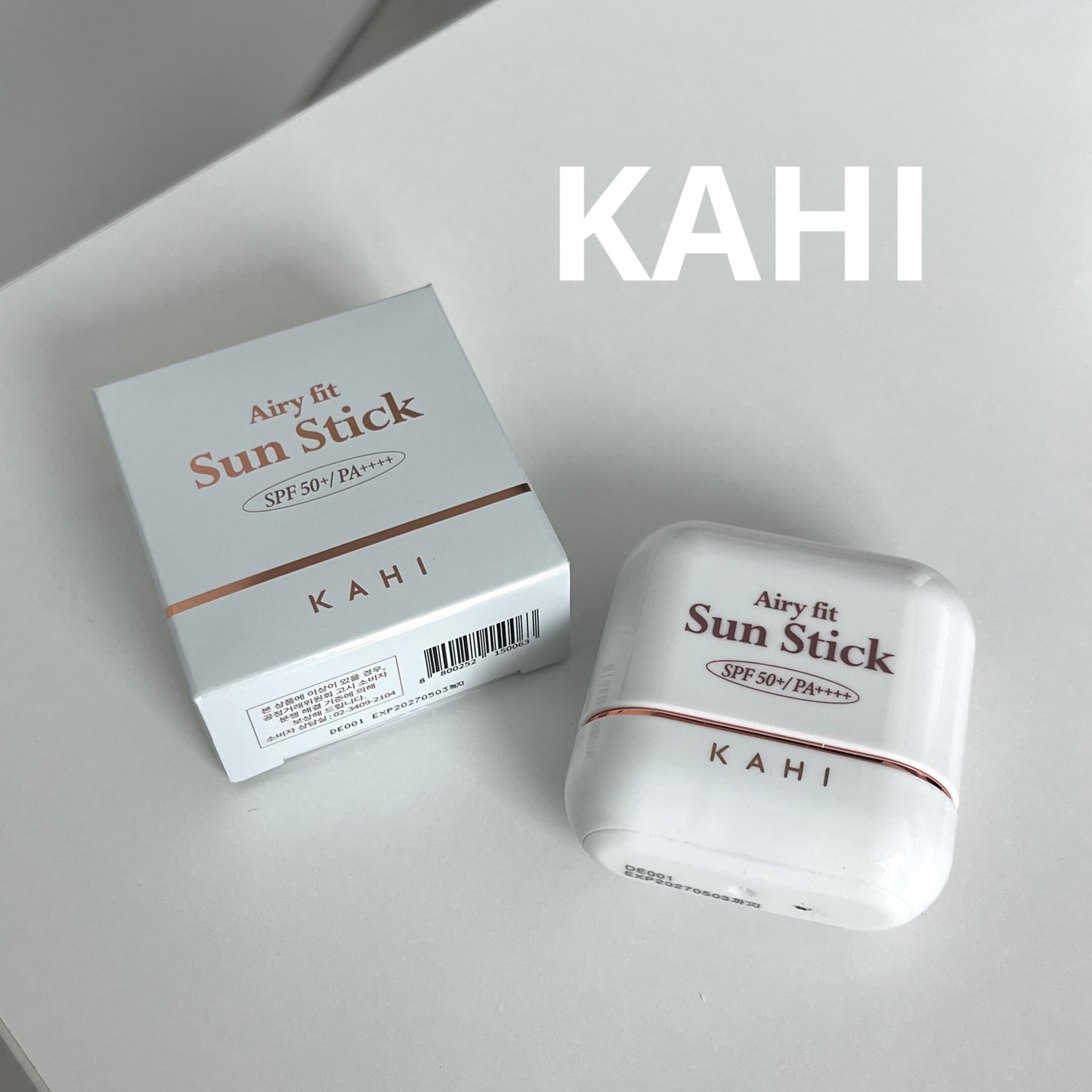 エアリーフィットサンスティック/KAHI/日焼け止めスティックを使ったクチコミ(1枚目)