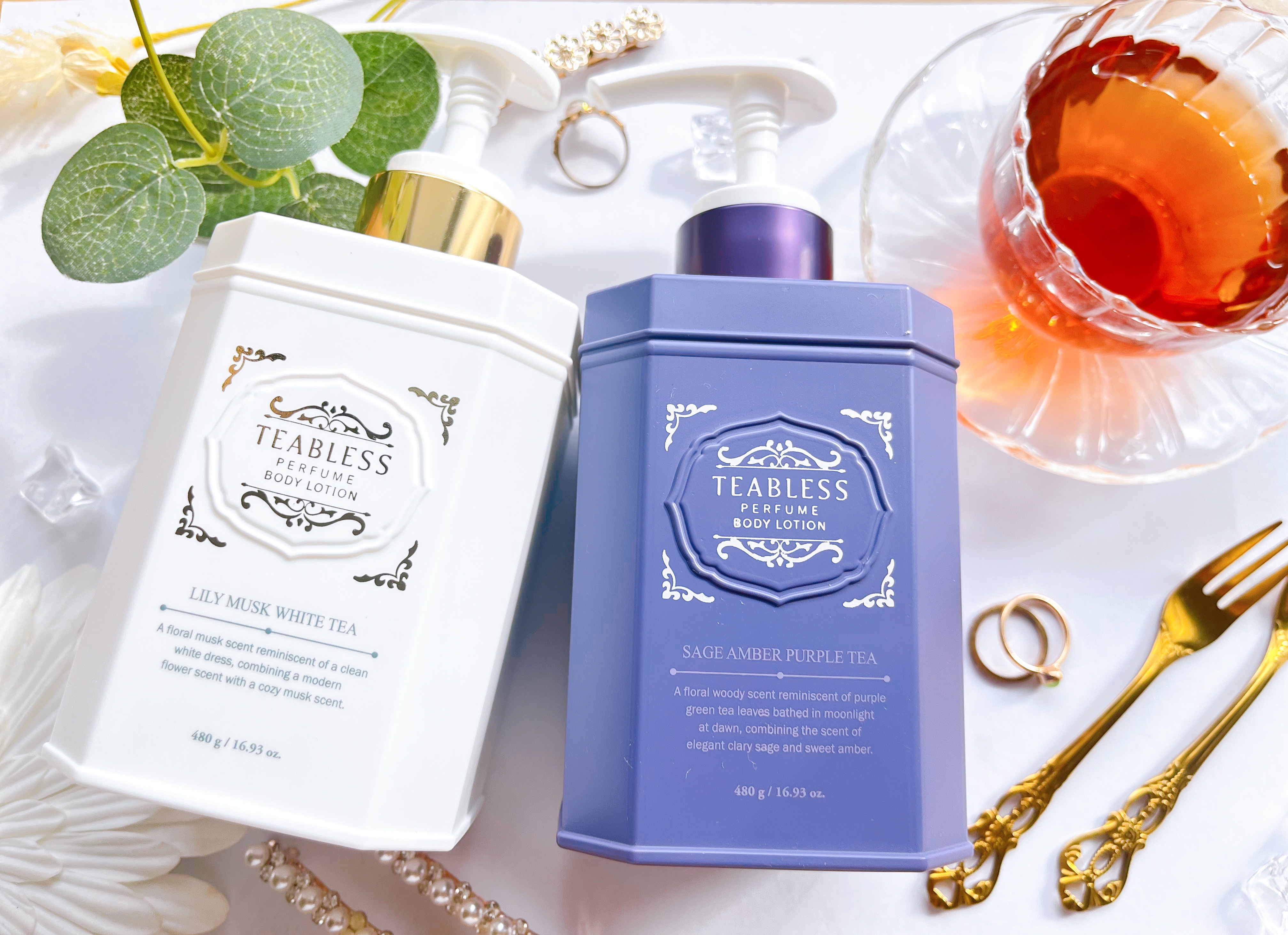 パフュームボディローション リリィムスクホワイトティー/TEABLESS/ボディローションを使ったクチコミ（3枚目）