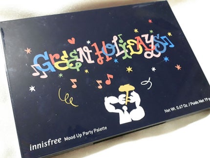 ムードアップパーティ パレット 2019 Holiday Limited Edition/innisfree/メイクアップキットを使ったクチコミ(1枚目)
