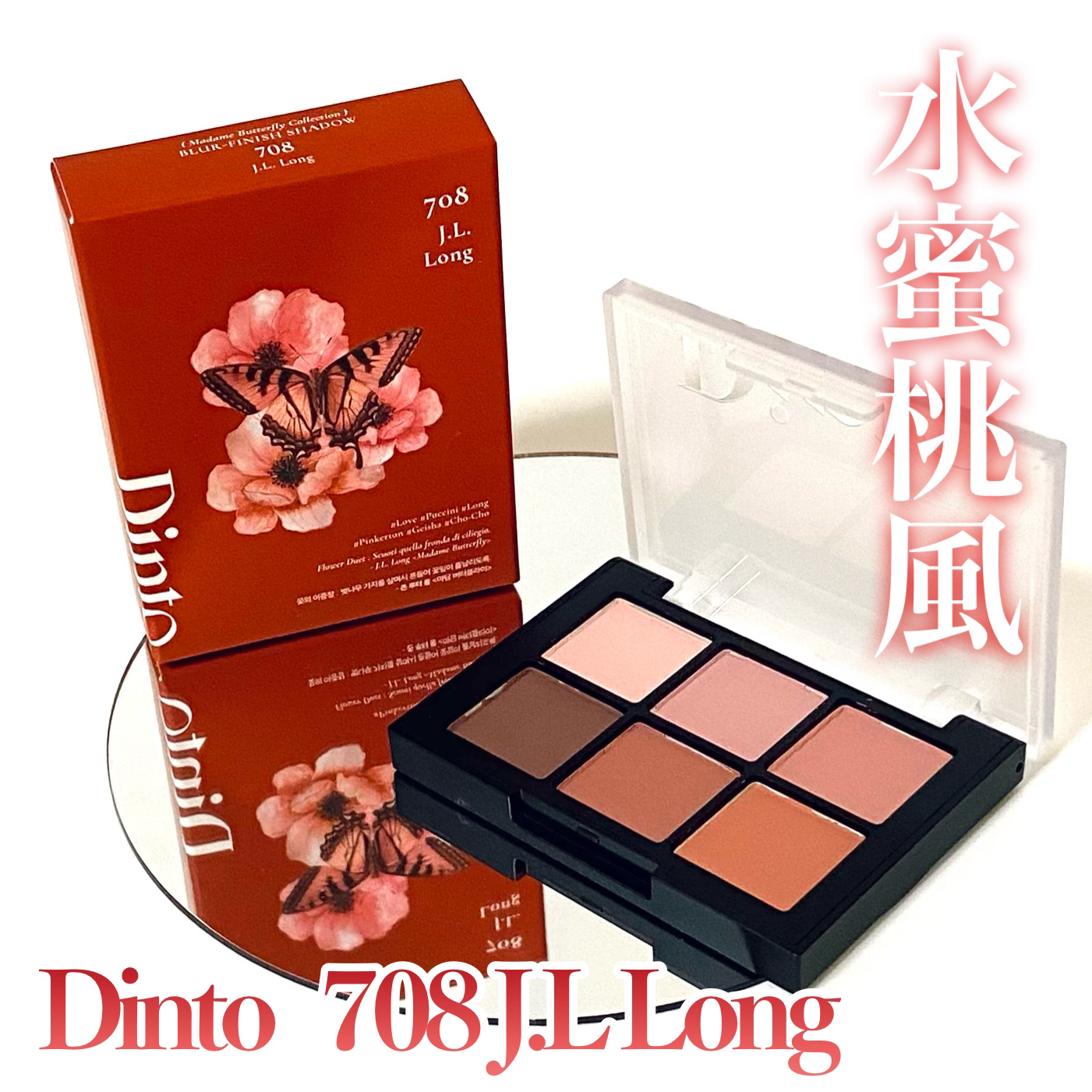 ブラーフィニシュシャドウパレット/Dinto/アイシャドウパレットを使ったクチコミ（1枚目）