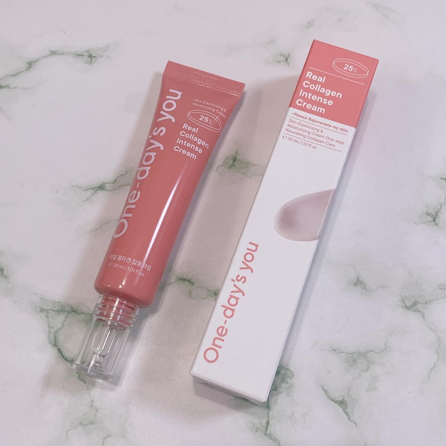 リアルコラーゲンインテンスクリーム /One-day's you/フェイスクリームを使ったクチコミ(4枚目)