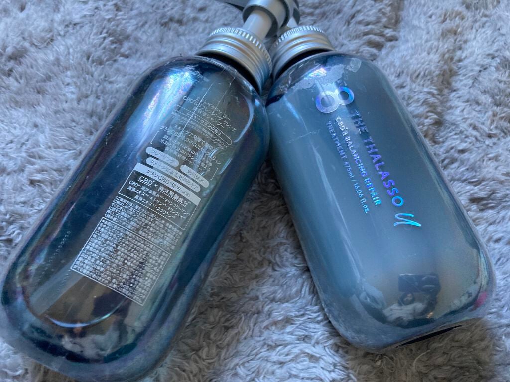 エイトザタラソ ユー CBD&リフレッシング クレンズ 美容液シャンプー/CBD&バランシング ダメージリペア 美容液ヘアトリートメント/エイトザタラソ/市販シャンプーを使ったクチコミ(2枚目)