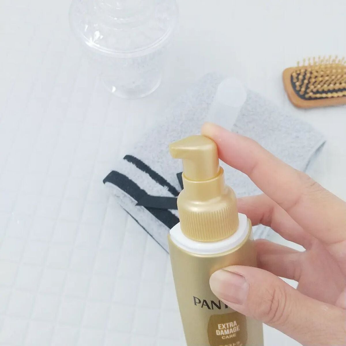 エクストラダメージケア インテンシブ ヴィタミルク 洗い流さないトリートメント /パンテーン/アウトバストリートメントを使ったクチコミ(2枚目)