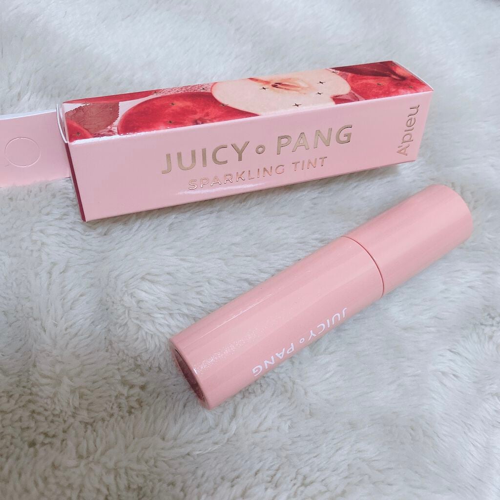 アピュー ジューシーパン スパークリングティント/A’pieu/口紅を使ったクチコミ(1枚目)