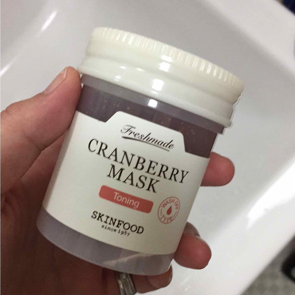 フレッシュメイド クランベリー マスク/SKINFOOD/洗い流すパック・マスクを使ったクチコミ(1枚目)