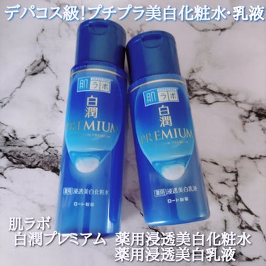 白潤プレミアム薬用浸透美白化粧水/肌ラボ/化粧水を使ったクチコミ（1枚目）