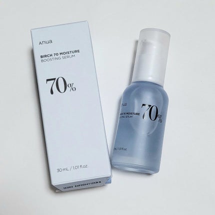 シラカバ70%水分ブースティングセラム/Anua/美容液を使ったクチコミ(4枚目)