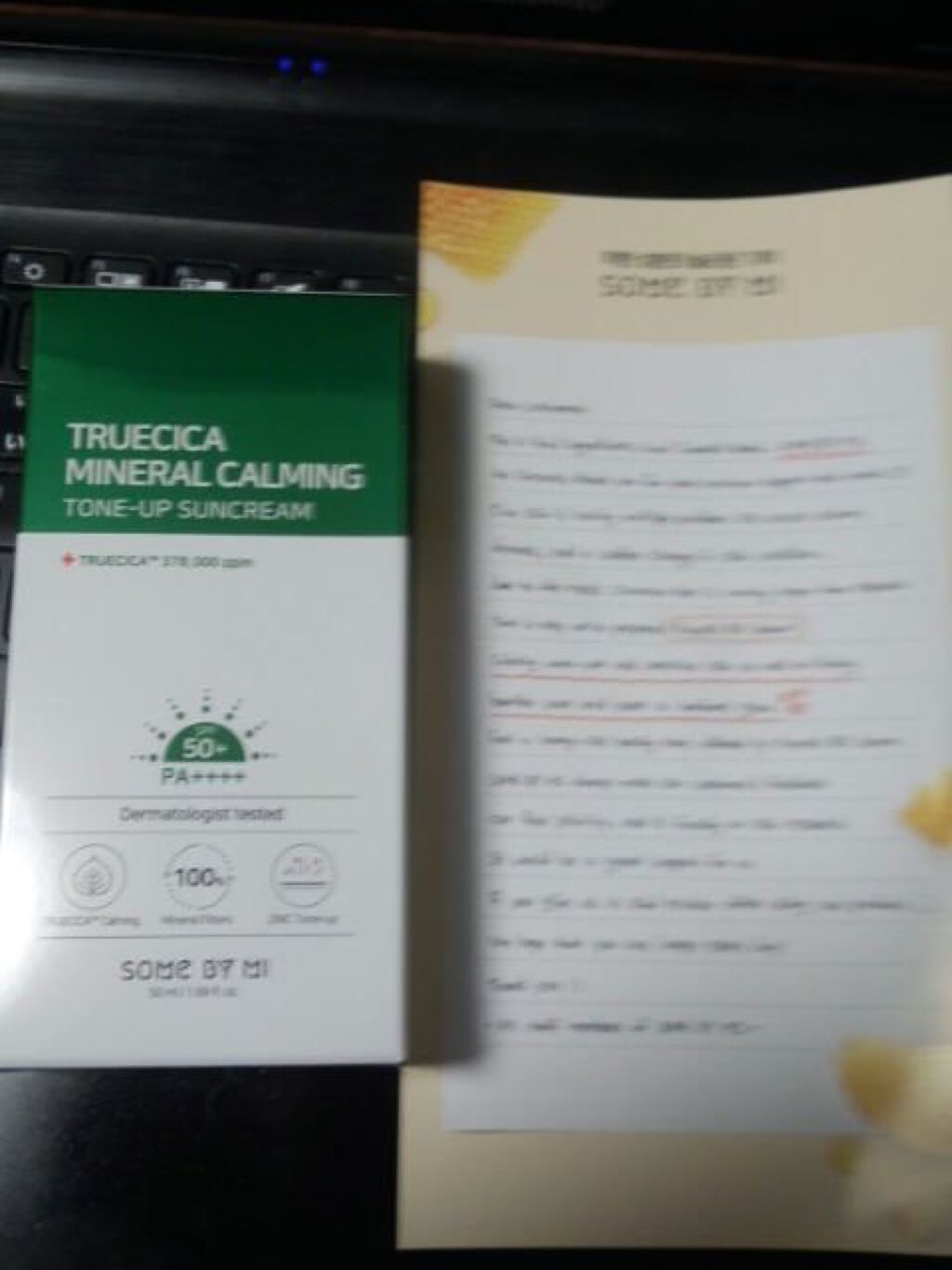 TRUECICAミネラルカーミングトーンアップ 日焼け止め/SOME BY MI/日焼け止めクリームを使ったクチコミ（1枚目）