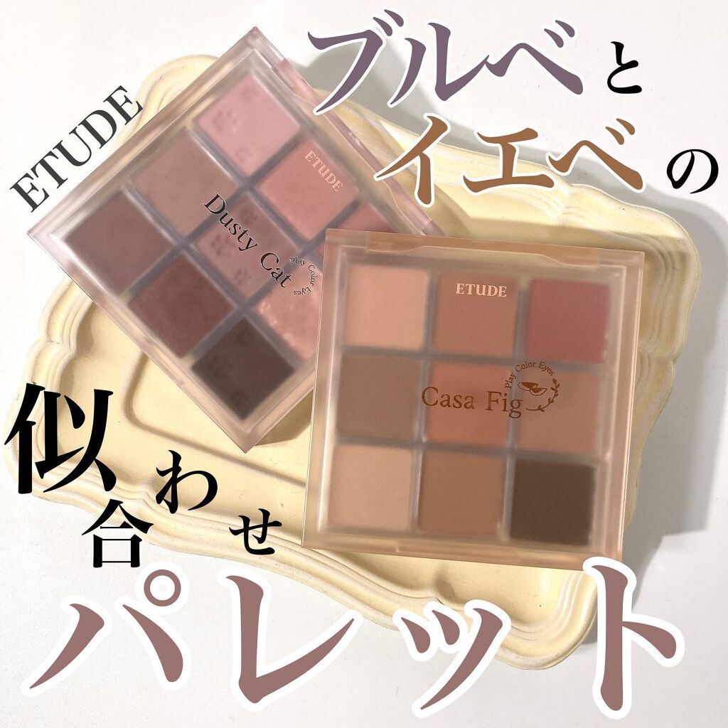プレイカラーアイズ ダスティキャット/ETUDE/アイシャドウパレットを使ったクチコミ(1枚目)