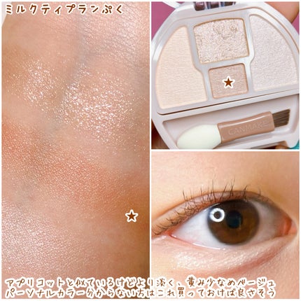 プランぷくコーデアイズ/キャンメイク/パウダーアイシャドウを使ったクチコミ(6枚目)