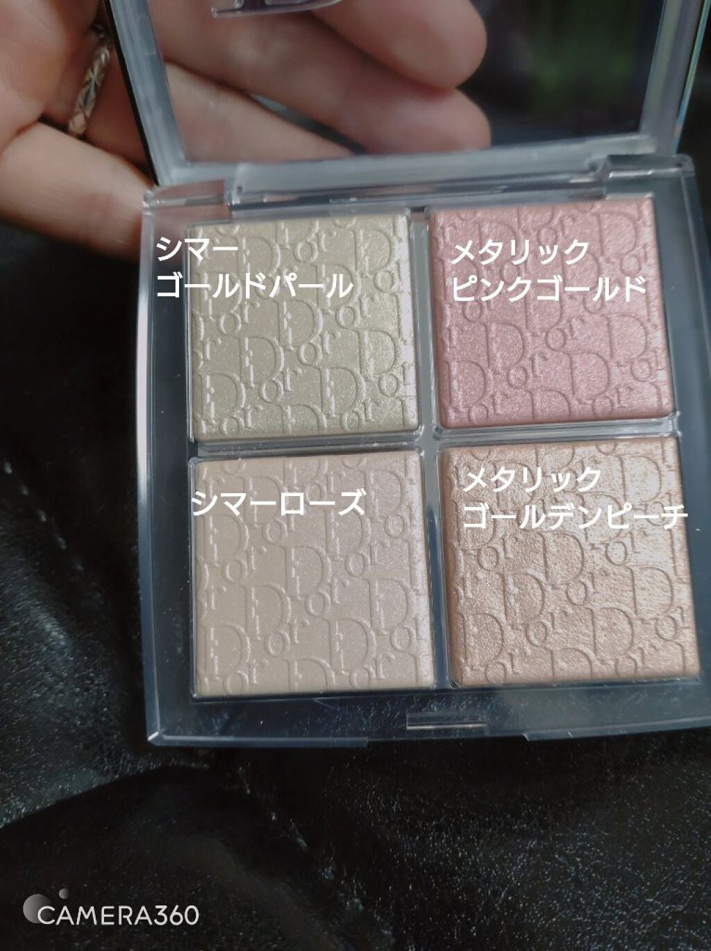 ディオール バックステージ フェイス グロウ パレット/Dior/ハイライトを使ったクチコミ(2枚目)