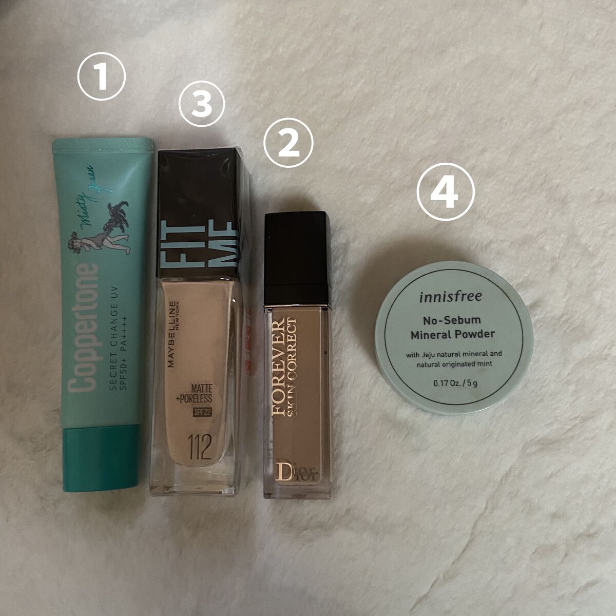 ノーセバム　ミネラルパウダー　N/innisfree/ルースパウダーを使ったクチコミ（2枚目）