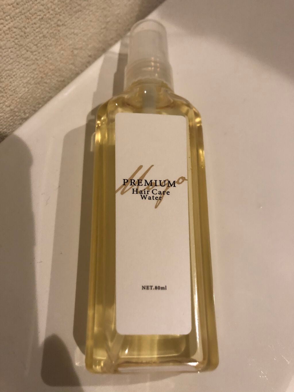 ごもプレミアムヘアオイル ローズソープの香り/GOMO/ヘアオイルを使ったクチコミ(1枚目)