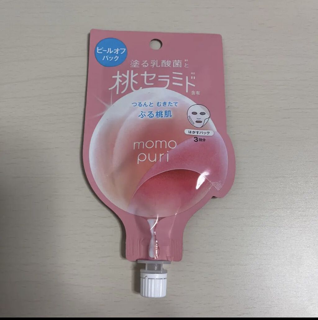 ももぷり フレッシュピールオフパック/ももぷり/ピーリングを使ったクチコミ（2枚目）