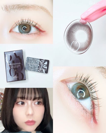 デームードグレーマンスリー (DAYMOOD GRAY monthly)/OLOLA/1ヶ月(1MONTH)カラコンを使ったクチコミ(7枚目)