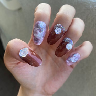 ネイルホリック Glamour Glitter PK871/ネイルホリック/マニキュアを使ったクチコミ（2枚目）