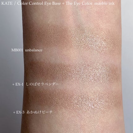 ザ アイカラー(マーブルインク)/KATE/単色アイシャドウを使ったクチコミ(5枚目)