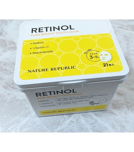 キューブマスク レチノール/ネイチャーリパブリック/シートマスク・パックを使ったクチコミ(2枚目)