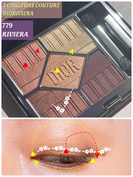 【旧】サンク クルール クチュール/Dior/アイシャドウパレットを使ったクチコミ(3枚目)