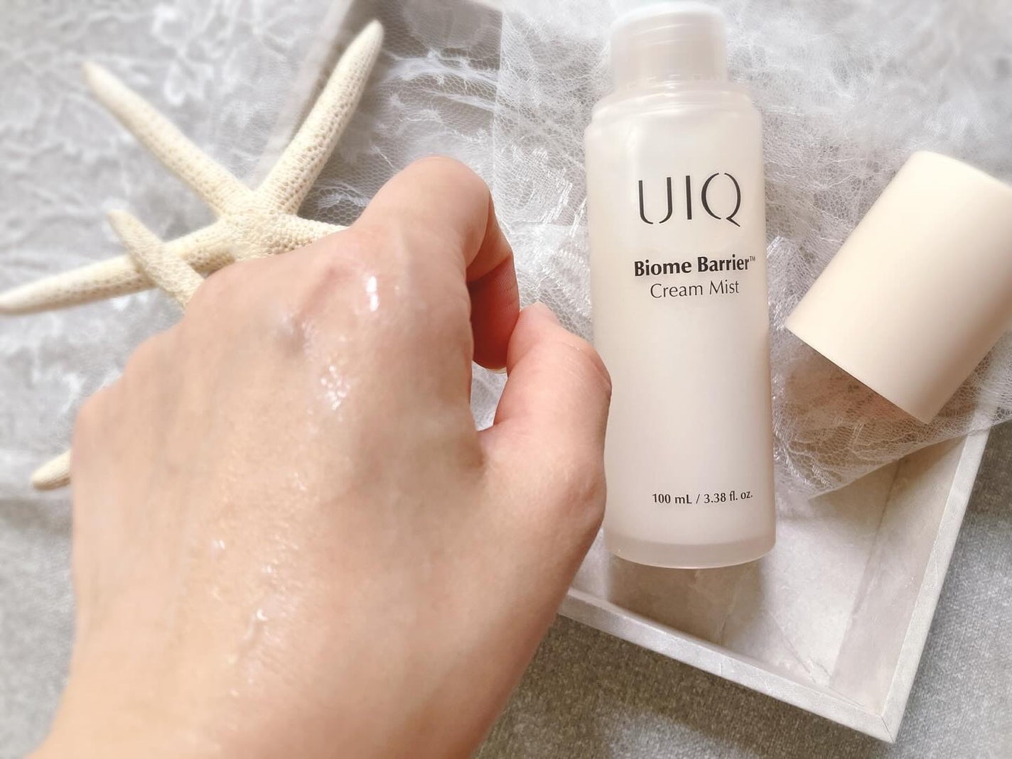 ぴぴちゃん22@フォロバ100% on LIPS 「UIQバイオームバリアクリームミスト▶@uiq_jpしっとりと..」(2枚目)