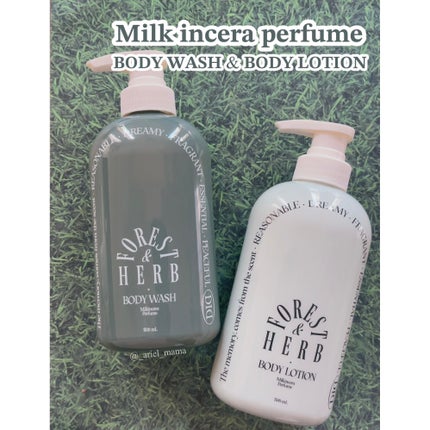 odiD ミルクインセラ パフュームボディウォッシュ (フォレストハーブ)	のクチコミ「ミルクタンパク質でうるおい保湿
─・・─・・─・・─・・─・・─・・─・・─・・─・・─
.....」(1枚目)