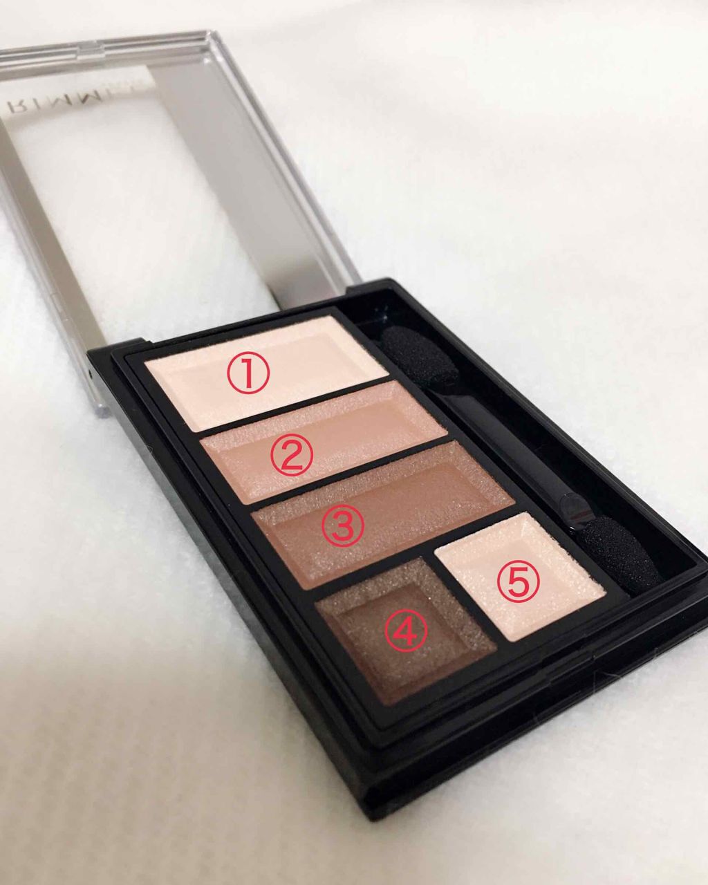 ショコラスウィート アイズ ソフトマット/リンメル ロンドン/アイシャドウパレットを使ったクチコミ（2枚目）