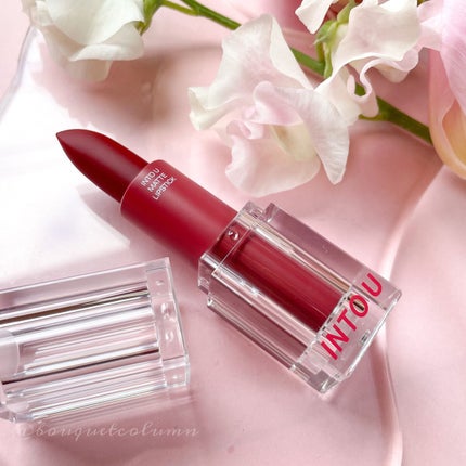 フェザーマットリップスティック/INTO U/口紅を使ったクチコミ(1枚目)