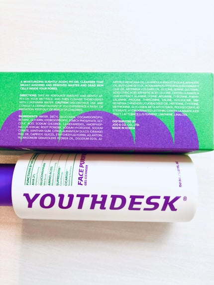 フェースピュリファイアジェルクレンザー/YOUTHDESK/クレンジングジェルを使ったクチコミ(3枚目)