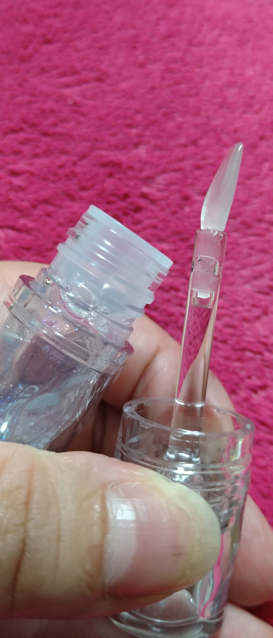 ガラスプランパー 02 みずあめブルー/CipiCipi/リッププランパーを使ったクチコミ（3枚目）