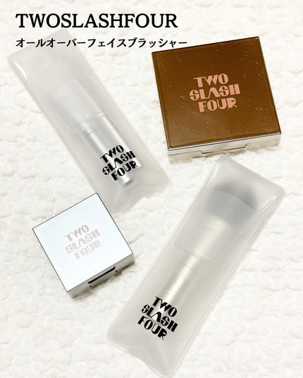 オールオーバーフェイスブラッシュ/TWO SLASH FOUR/パウダーチークを使ったクチコミ(4枚目)