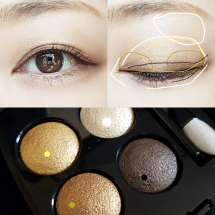 レ キャトル オンブル/CHANEL/アイシャドウパレットを使ったクチコミ(2枚目)